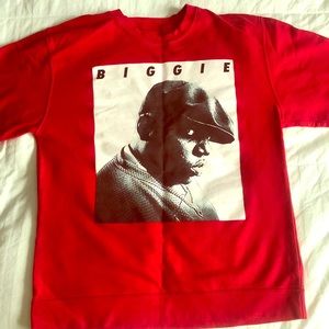 Biggie smalls crew neck sweatshirt